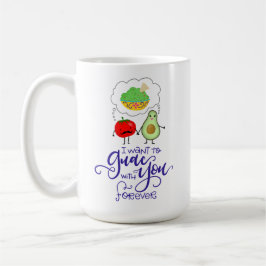 私は永遠にあなたとグアクしたい手紙付き コーヒーマグカップ