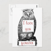 私は永遠にあなたを愛している ポストカード (正面/裏面)