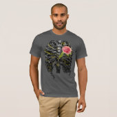 私は永遠にあなたを愛するハートバラグラフィック Tシャツ (正面フル)