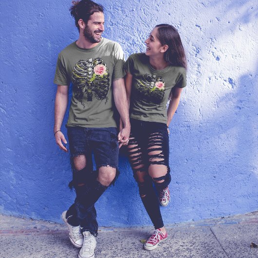 私は永遠にあなたを愛するハートバラグラフィック Tシャツ