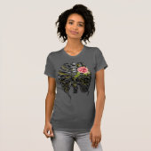 私は永遠にあなたを愛するハートバラグラフィック Tシャツ (正面フル)