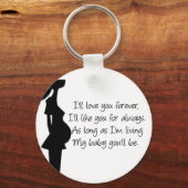 私は永遠にあなたを愛する キーホルダー (正面)