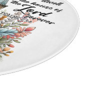 私は永遠に主の家に住む カッティングボード (角)