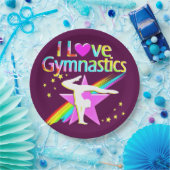 私は永遠に体操を愛する紙プレート ペーパープレート (パーティー)