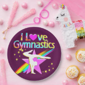 私は永遠に体操を愛する紙プレート ペーパープレート (パーティー)