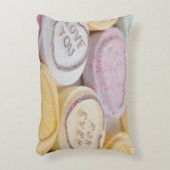 私は永遠に甘いキャンディバレンタインハート アクセントクッション (正面(垂直))