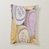 私は永遠に甘いキャンディバレンタインハート アクセントクッション (裏面(縦))