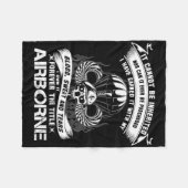 私は永遠に空挺軍レンジャーVeというタイトルを所有 フリースブランケット (正面(横))