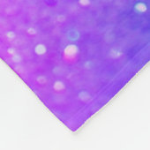 私は汗をかかずに輝くグリッター フリースブランケット (角)