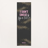 私は汗を流さないスパークルジムトレーニング ヨガマット (正面)