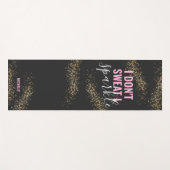 私は汗を流さないスパークルジムトレーニング ヨガマット (正面(横))