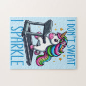 私は汗を流さない、私はあなたのトレーニングを輝かせる ジグソーパズル (横)