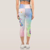 私は汗を流さない、私は輝くレギンス カプリレギンス (裏面)