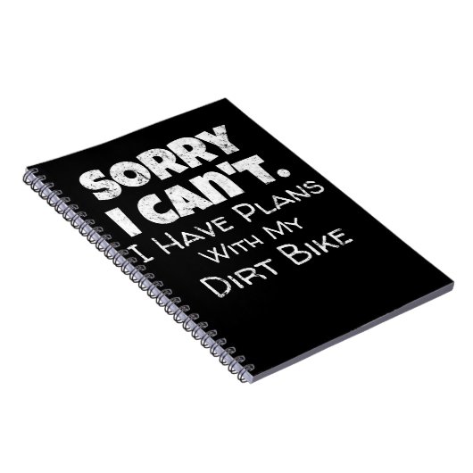 私は汚いバイクのギフトと一緒に予定がある ノートブック (右側)