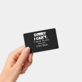 私は汚いバイクのギフトと一緒に予定がある バッジ (手持ち)