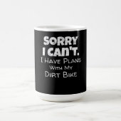 私は汚いバイクのギフトと一緒に予定がある モーフィングマグカップ (中央)