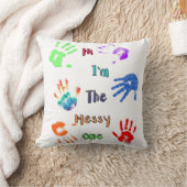 私は汚い方だ – ハンドプリ絵を描ント クッション (ブランケット)