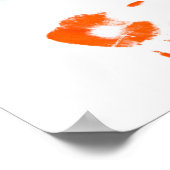 私は汚い方だ – ハンドプリ絵を描ント ポスター (角)