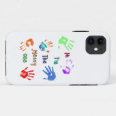 私は汚い方だ – ハンドプリ絵を描ント Case-Mate iPhoneケース (裏面(横))