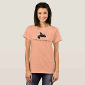 私は汚れたサイクリングになりたい…Tシャツ Tシャツ (正面フル)