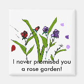 私は決してあなたにバラガーデンマグネットを約束しなかった マグネット (正面)