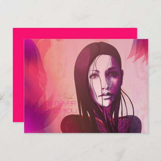 私は決してあなたに実質郵便はがきではなかったです ポストカード (正面/裏面)