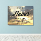 私は決してあなたを忘れないプリント キャンバスプリント (インサイチュ (ウッドフロア))
