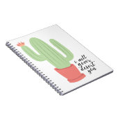 私は決してサボテンのノート捨てません ノートブック (右側)