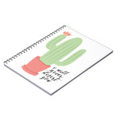 私は決してサボテンのノート捨てません ノートブック (左側)