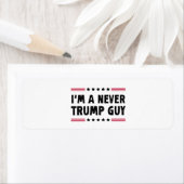 私は決してトランプアンチの選挙ギフトではない ラベル (インサイチュ)