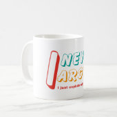 私は決して口論しない コーヒーマグカップ (正面左)