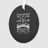 私は決して息子の夢を見たことがな素晴らしい オーナメント (正面)