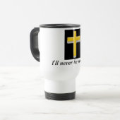 私は決して揺すられた十字のタンブラーではないです トラベルマグ (正面左)