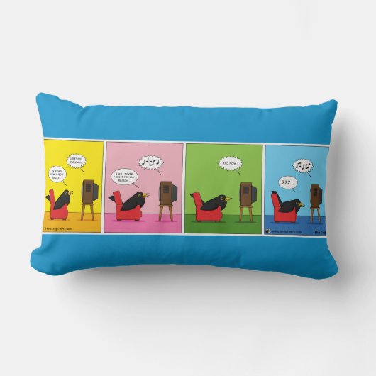 私は決して眠らない漫画 ランバークッション (正面)