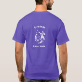 私は決して踊ることを止めません! Tシャツ (裏面)