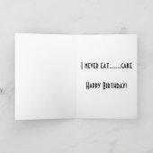 私は決して食べ カード (内部)