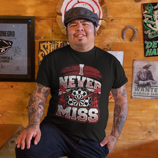 私は決して – 伝説的なダーツのチャンピオン Tシャツ