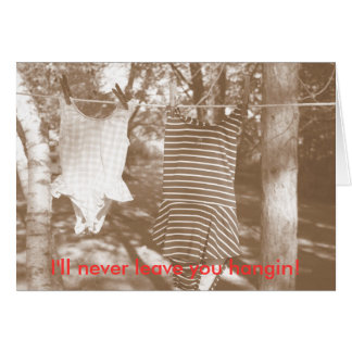 私は決してhanginを残しません!