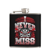 私は決し恋しく思てダーツのフラスコ6oz。 フラスク (正面)