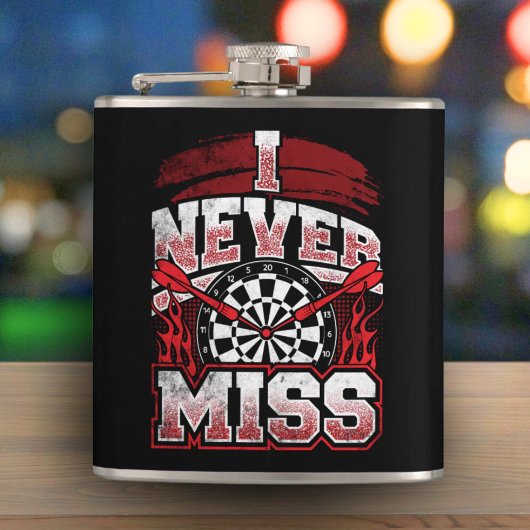 私は決し恋しく思てダーツのフラスコ6oz。 フラスク