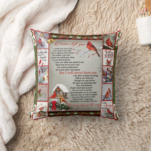 私は決し離れてお前はクリスマス（鳥）ショウジョウコウカンチョウキルト クッション (ブランケット)