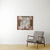 私は決し離れてお前はクリスマス（鳥）ショウジョウコウカンチョウキルト タペストリー (インサイチュ(横))