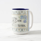 私は決心している! – 失敗したコーヒーマグはない ツートーンマグカップ (正面右)