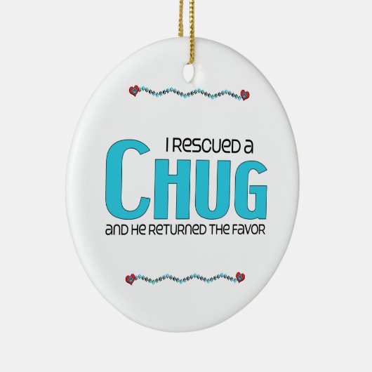 私は汽笛の音(男性)犬の採用のデザインを救助しました セラミックオーナメント (右)