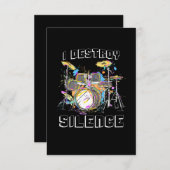 私は沈黙を破る サンキューカード (正面/裏面)