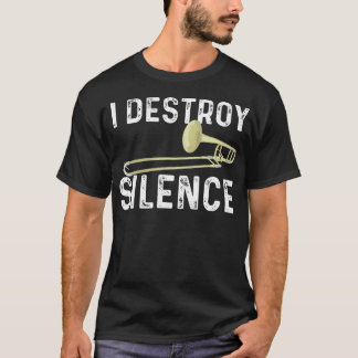 私は沈黙を破る – トロンボニストトロンボンプレイヤーマー Tシャツ