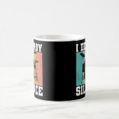 私は沈黙ヴィンテージドラマー動揺してレトロを破壊 コーヒーマグカップ (中央)