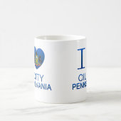 私は油都市、PAを愛します コーヒーマグカップ (中央)