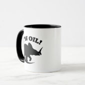 私は油! マグカップ (正面左)