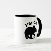 私は油! マグカップ (正面右)